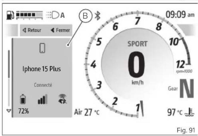 DUCATI Panigale V2 (2026) - Smart Fonction - Statut du périphé. (siprésent) - 2