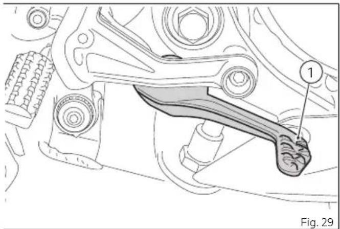 DUCATI Panigale V2 (2026) - Pédale de commande frein arrière - 1
