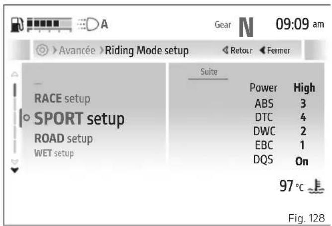 DUCATI Panigale V2 (2026) - Configuration - Avancee - Riding Mode setup - 2