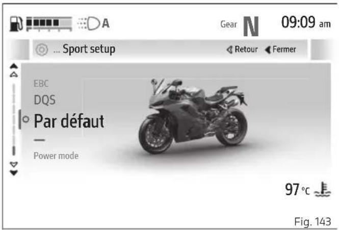 DUCATI Panigale V2 (2026) - Configuration - Avancée - Riding Mode setup - Par défaut - 3
