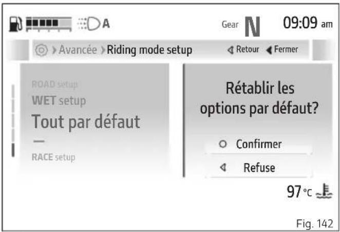 DUCATI Panigale V2 (2026) - Configuration - Avancée - Riding Mode setup - Par défaut - 2