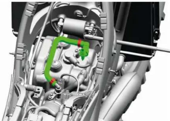 DUCATI Desmo450 MX Factory (2026) - Réserveir de carburant - Vérification de l'intégrité de la durée de carburant et fixation - 1
