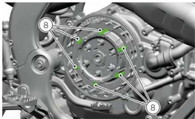 DUCATI Desmo450 MX Factory (2026) - Repose disques d'embrayage - 1