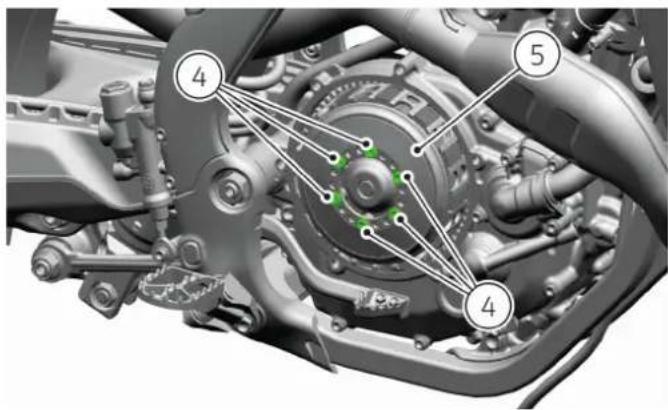 DUCATI Desmo450 MX Factory (2026) - Repose disques d'embrayage - 9