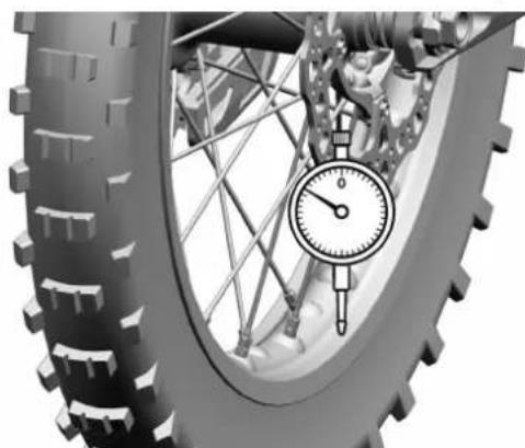DUCATI Desmo450 MX Factory (2026) - Contrôle de l'alignement des jantes - 2