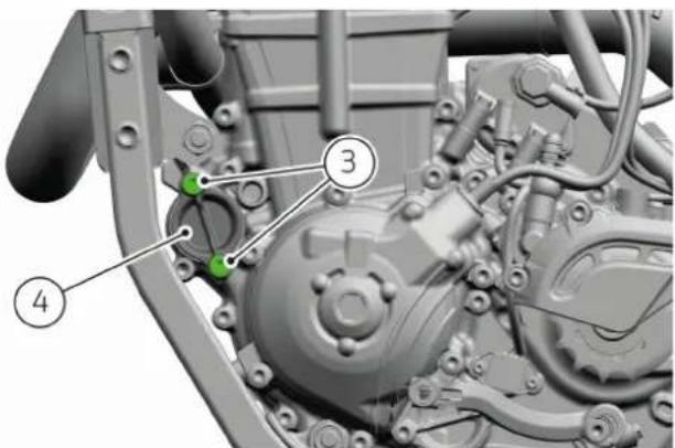 DUCATI Desmo450 MX Factory (2026) - Vidange de l'huile moteur et dépose du filtré - 2