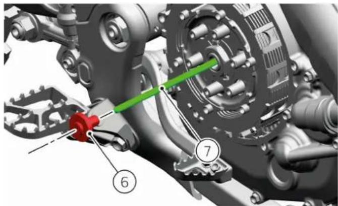 DUCATI Desmo450 MX Factory (2026) - Embrayage - contrôle de l'usure et remplacement des disques d'embrayage Dépose disques d'embrayage - 6