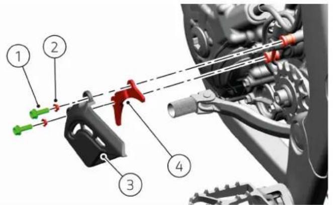 DUCATI Desmo450 MX Factory (2026) - Dépose du pignon - 1