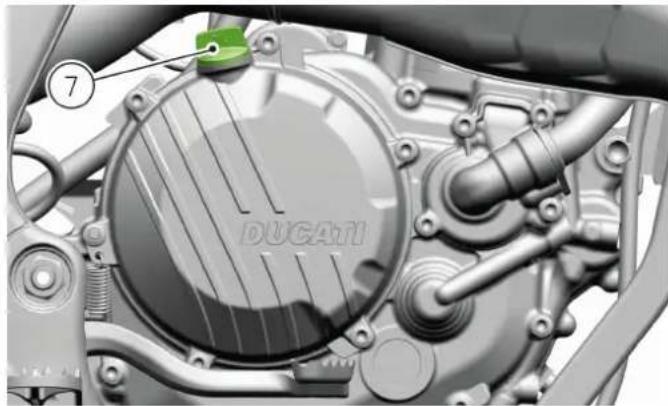 DUCATI Desmo450 MX Factory (2026) - Repose du filtré et rétablissement de l'huile moteur - 7