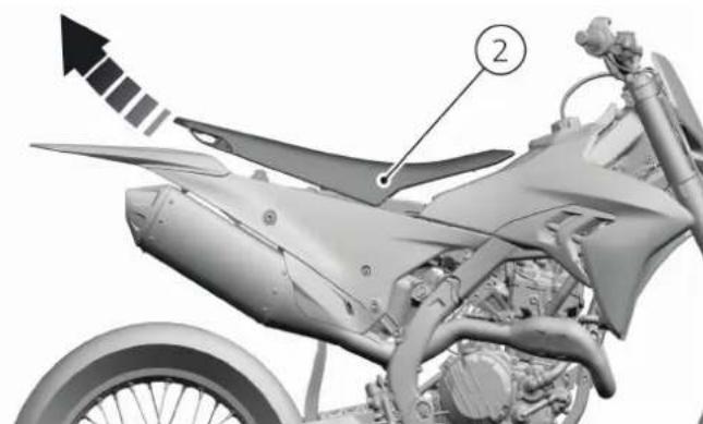 DUCATI Desmo450 MX Factory (2026) - Dépose - 2