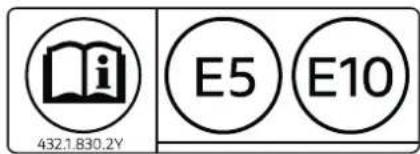 DUCATI Desmo450 MX Factory (2026) - Emplacement des étiquettes - 5