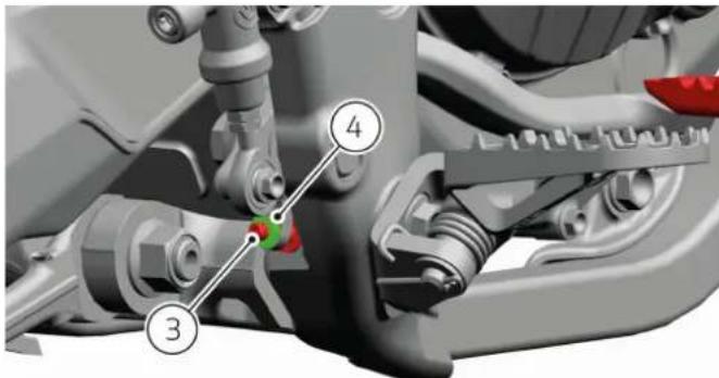 DUCATI Desmo450 MX Factory (2026) - Réglage de la position de la pedale - 1