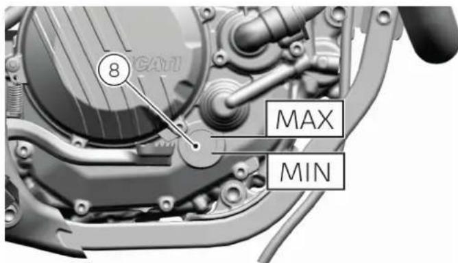 DUCATI Desmo450 MX Factory (2026) - Repose du filtré et rétablissement de l'huile moteur - 8