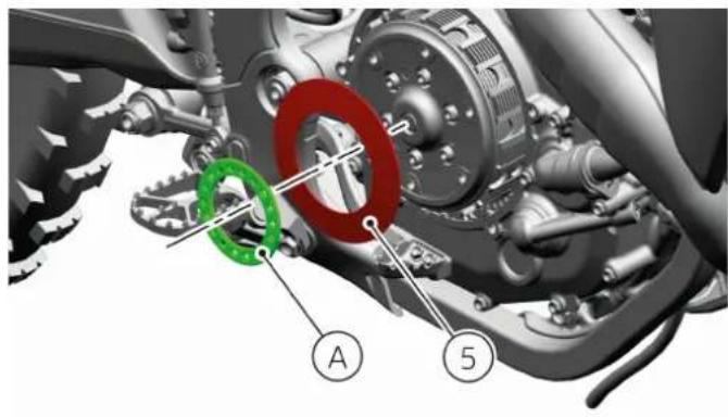 DUCATI Desmo450 MX Factory (2026) - Embrayage - contrôle de l'usure et remplacement des disques d'embrayage Dépose disques d'embrayage - 4