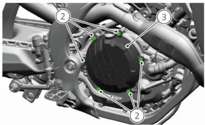 DUCATI Desmo450 MX Factory (2026) - Dépose - 2