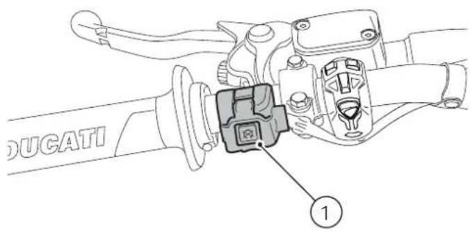 DUCATI Desmo450 MX Factory (2026) - Bouton d'arrêt du vehicule - 1