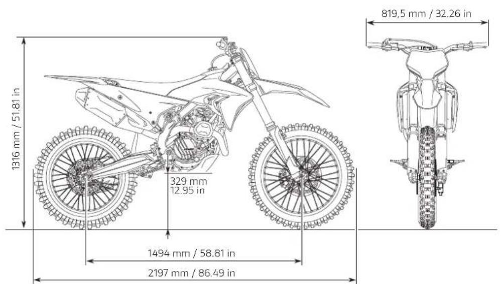 DUCATI Desmo450 MX Factory (2026) - Caracteristiques techniques du vehicule - 1