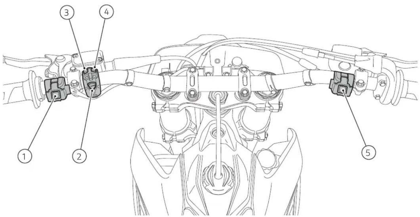 DUCATI Desmo450 MX Factory (2026) - Commutateurs - 1