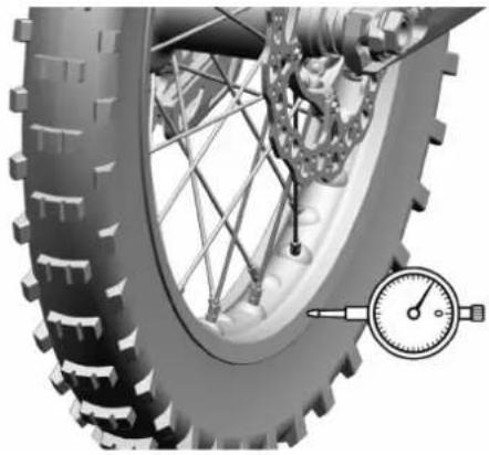 DUCATI Desmo450 MX Factory (2026) - Contrôle de l'alignement des jantes - 1