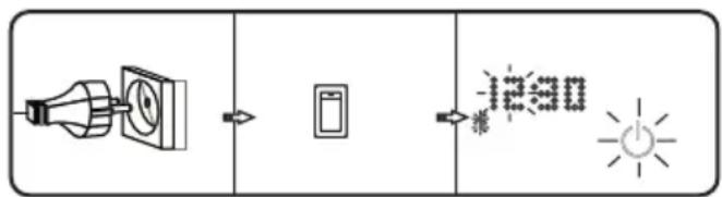 TRONIC TIHP 600 B2 - Allumer/eteindre l'appareil - 1