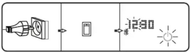 TRONIC TIHP 600 B2 - A keszülek be-/kikapcsolasa - 1