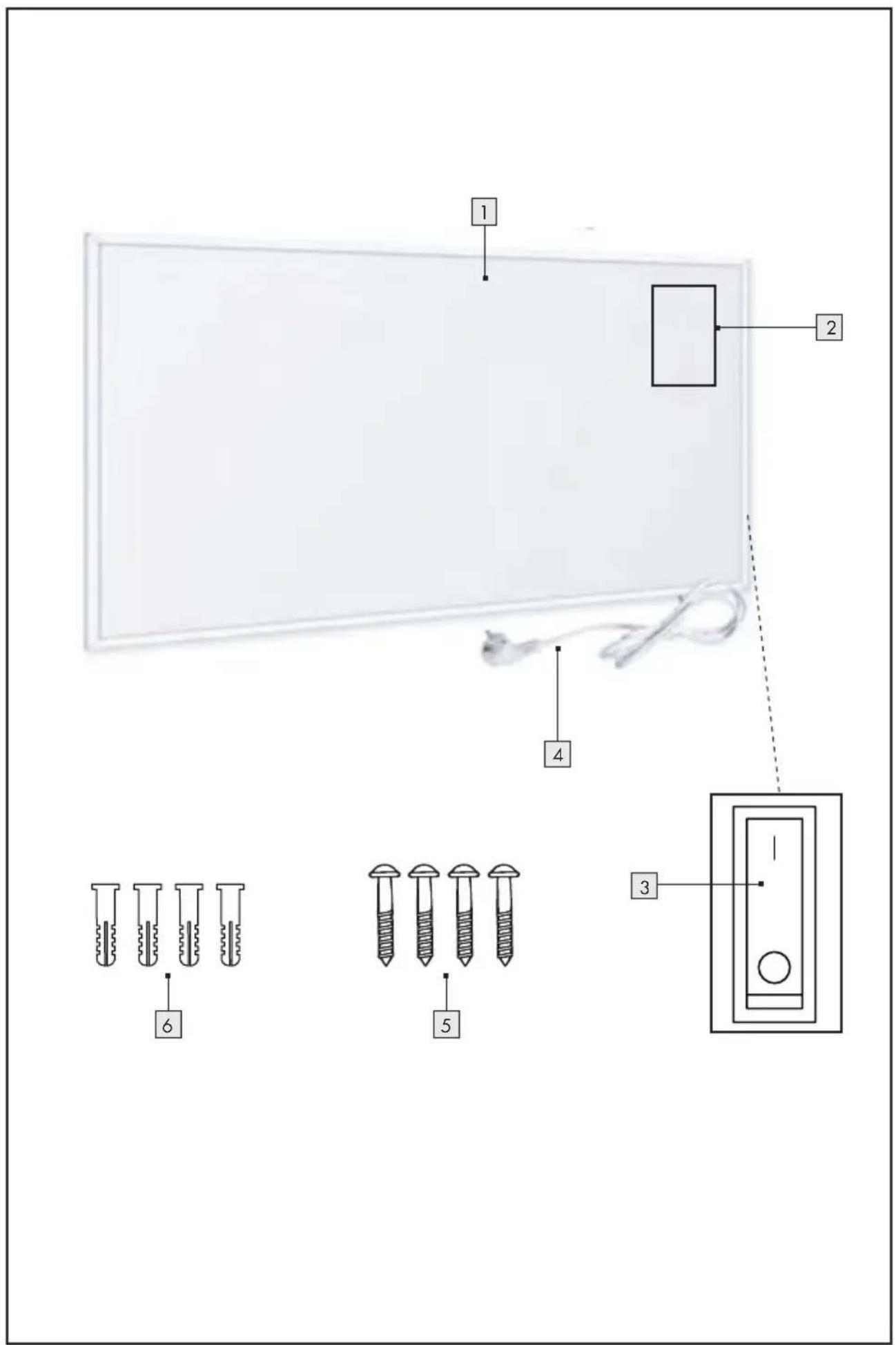 TRONIC TIHP 600 B2 - INFRAROOD VERWARMINGSPANEEL - 1