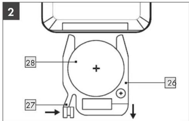 TRONIC TIHP 600 B2 - Pilot: Włodanie/wymiana baterii - 2