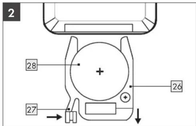 TRONIC TIHP 600 B2 - Fernbedienung: Batterie einsetzen/ wechseln - 2
