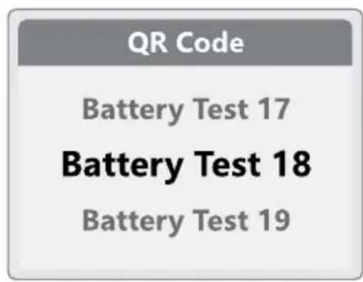 QR Code Battery Test 17 Battery Test 18 Battery Test 19