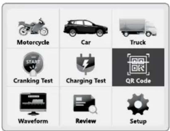 Motorcycle Car Truck Cranking Test Charging Test QR Code Waveform Review Setup