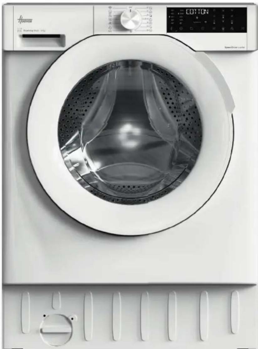 HOOVER BH4S69M6DB9JS - BUILT-IN WASHING MACHINE - 1