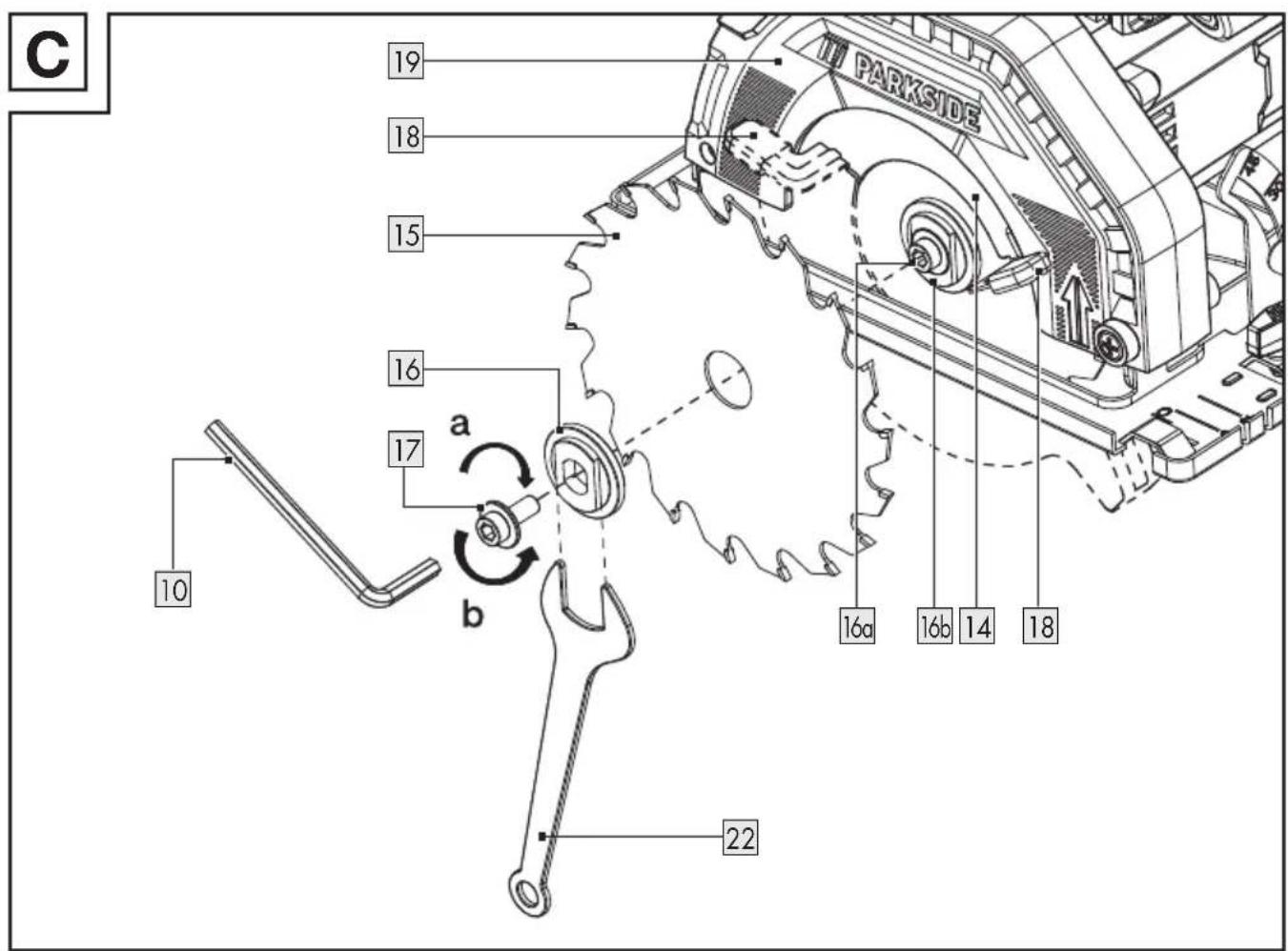 PARKSIDE PHKS 750 A1 - SCIE CIRCULAIRE - 3