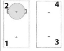 BAUKNECHT BTX6019DCF - DIMENSIONI ADEGUATE DELLA BASE DELLA PADELLA/PENTOLA PER LE DIVERSE ZONE DI COTTURA - 1