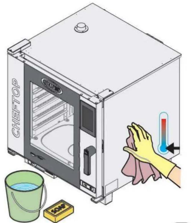 Unox CHEFTOP MIND.Maps PLUS COMPACT - Vitre interne et externe de la porte - 2