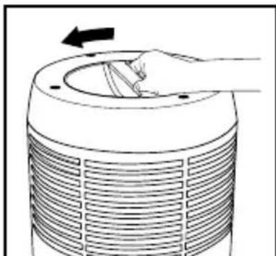 HOMEDICS TotalClean APT95 - REPLACING THE TRUE HEPA FILTER - 1