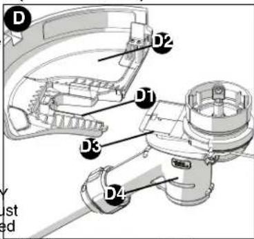 BLACK & DECKER LST136 - ATTACHINGTHE GUARD (FIGURES D AND E) - 1