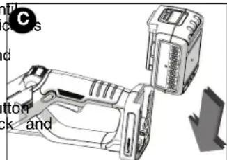 BLACK & DECKER LST136 - INSTALLING AND REMOVING THE BATTERY PACK - 1
