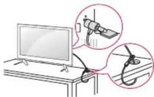 LG 42LF5610 - Verwendend des Kensington-Sicherheitsystems - 1