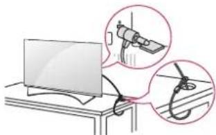 LG 40UF778V - Het Kensington-veiligheidssysteme gebruiken - 1