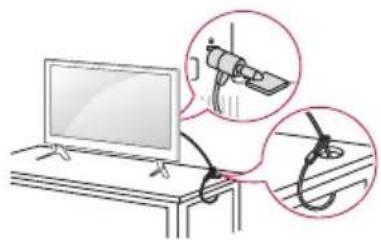 LG 40LX541H - Utilisation du système de sécurité Kensington - 1