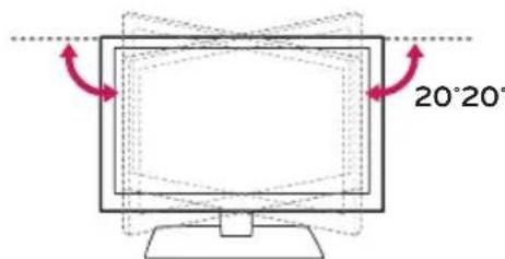 LG 32LW341H - Προσαρμογή της γωνίας της τηλεόρασης ανάλογα με τις ανάγκες σας - 1