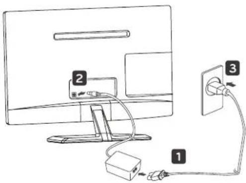 LG 27LS5400 - Mounting on a table - 2