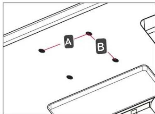 LG 27LS5400 - Fixation du support mural - 2
