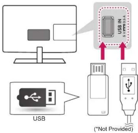 LG 26LN4505 - USB connection - 1
