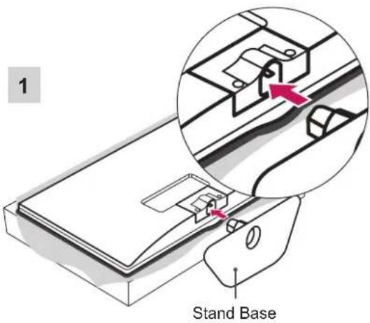 LG 26LN4505 - Detaching the Stand - 1
