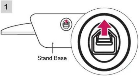 LG 26LN4505 - Detaching the Stand - 2