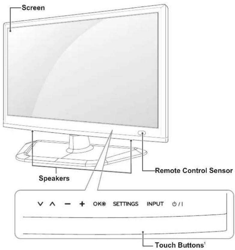 LG 26LN4505 - Parts and buttons - 1