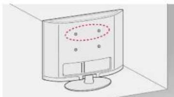 LG 26LN4505 - Στερέωση της τηλεόρασης σε τοίχο - 1