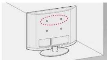 LG 26LN4505 - Pritrjevanje televizorja na steno - 1