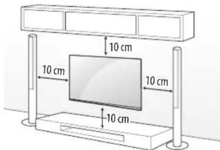 LG 49UF8529 - Mounting on a wall - 1